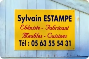 Estampe Sylvain ébénisterie à Vénès