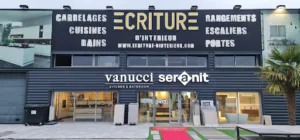Carrelage vannes Écriture dintérieur à Theix-Noyalo
