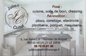 Julien Collet Ébéniste à Neuilly-le-Dien