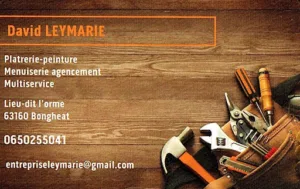Entreprise LEYMARIE à Bongheat