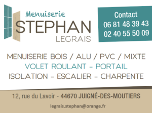 Menuiserie LEGRAIS STEPHAN Patrice (Châteaubriant, Ancenis, Pouancé) à Juigné-des-Moutiers